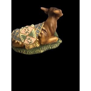 New Retired 2007 Hawthorne‎ Village Seated Bull Thomas Kinkade Nativity Figure